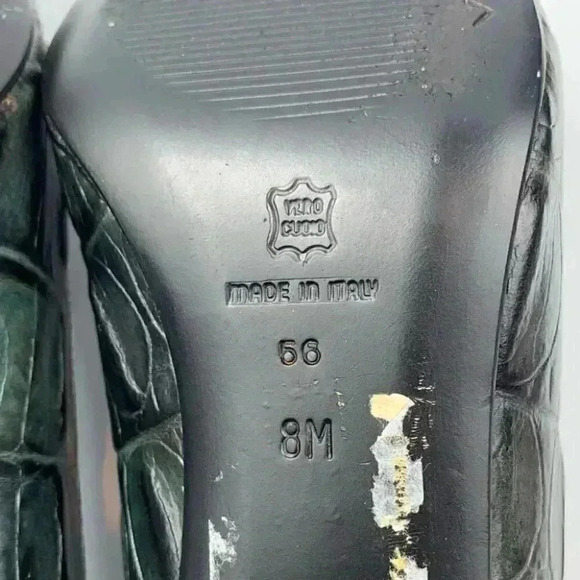 Via Spiga heels sz 8 Italian leather tortoise 90s - Picture 7 of 11